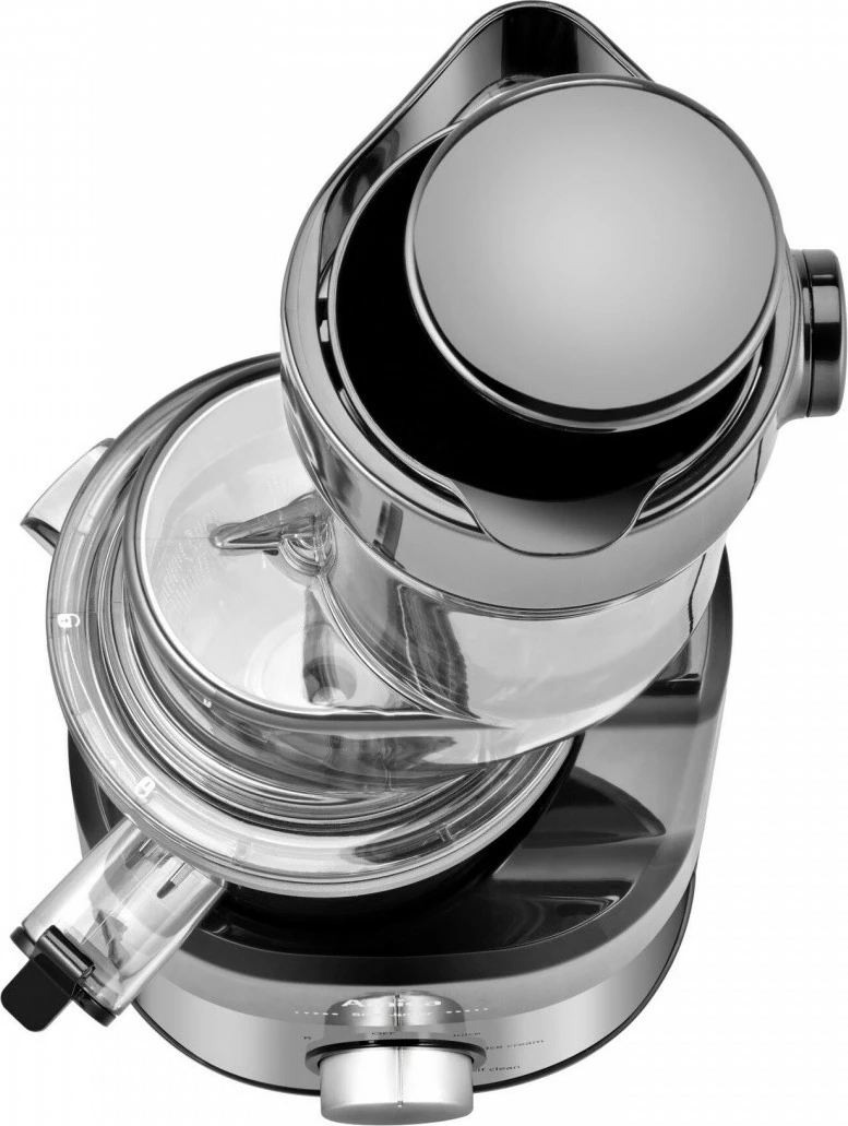 Shtrydhëse frutash Amica JSM 4014, slow juicer, 1L, funksion akullore, inox/zezë