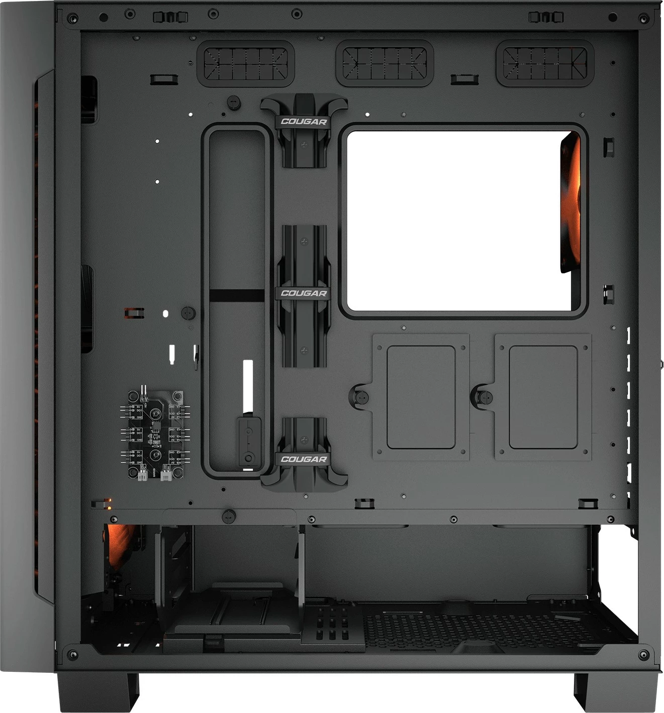 Kasë Cougar Airface ECO midi, ARGB, e zezë