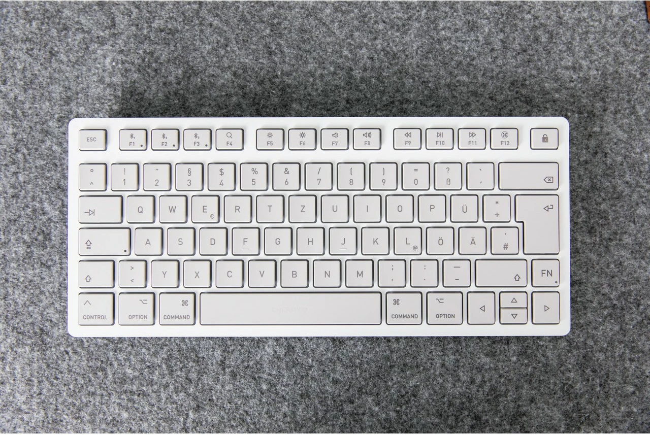 Tastierë Cherry KW 7100 MINI BT, 75%, Wireless, Bluetooth, QWERTZ, Bardhë