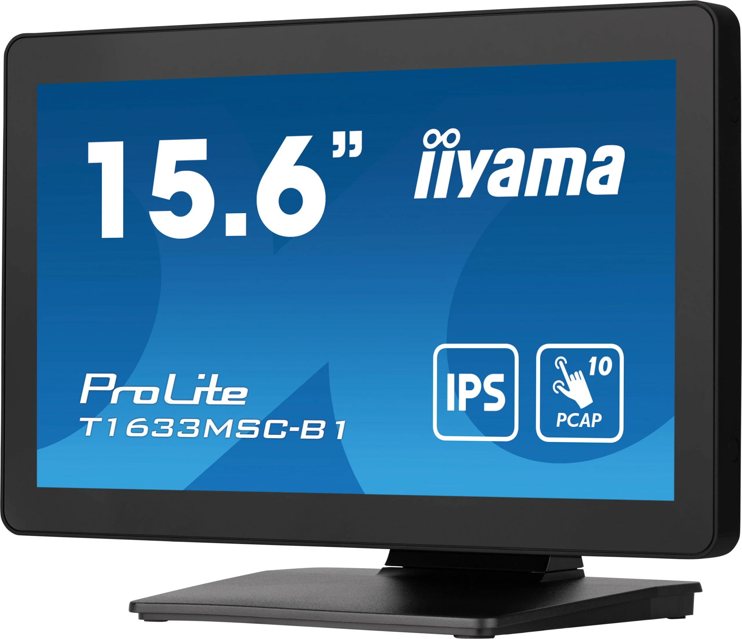 Monitor iiyama ProLite T1633MSC-B1, 15.6", Full HD, LCD, i zi