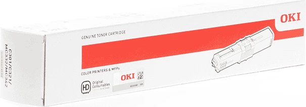 Toner, OKI 44973533, rendiment 1500 faqe, madhësi standard, verdhë