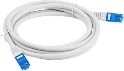 LANBERG PATCHCORD S/FTP CAT.6A 3M GRAY LSZH
