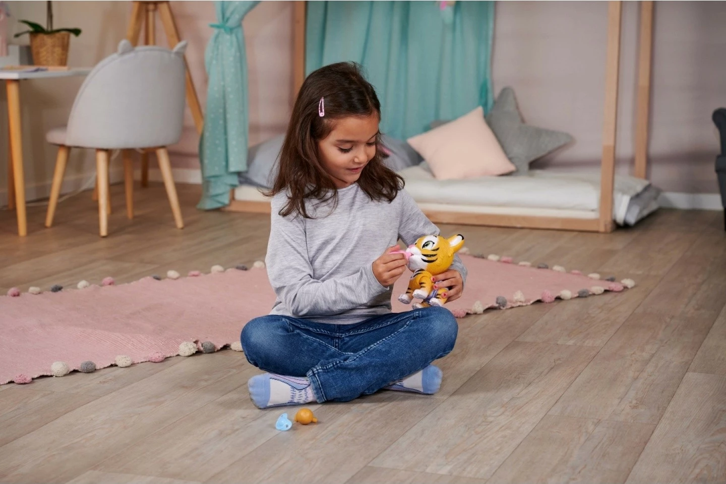 Figurinë lodër Simba Pamper Petz Tiger Cub, 15 cm, me 3 surpriza
