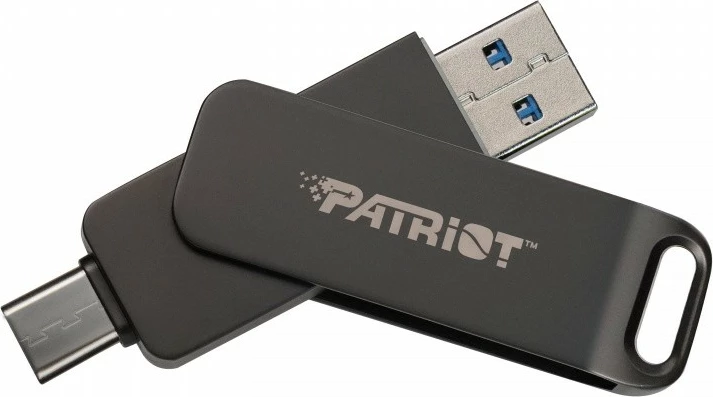 Pendrive Patriot Rage R550, 1TB, USB Type-C/USB A, e zezë