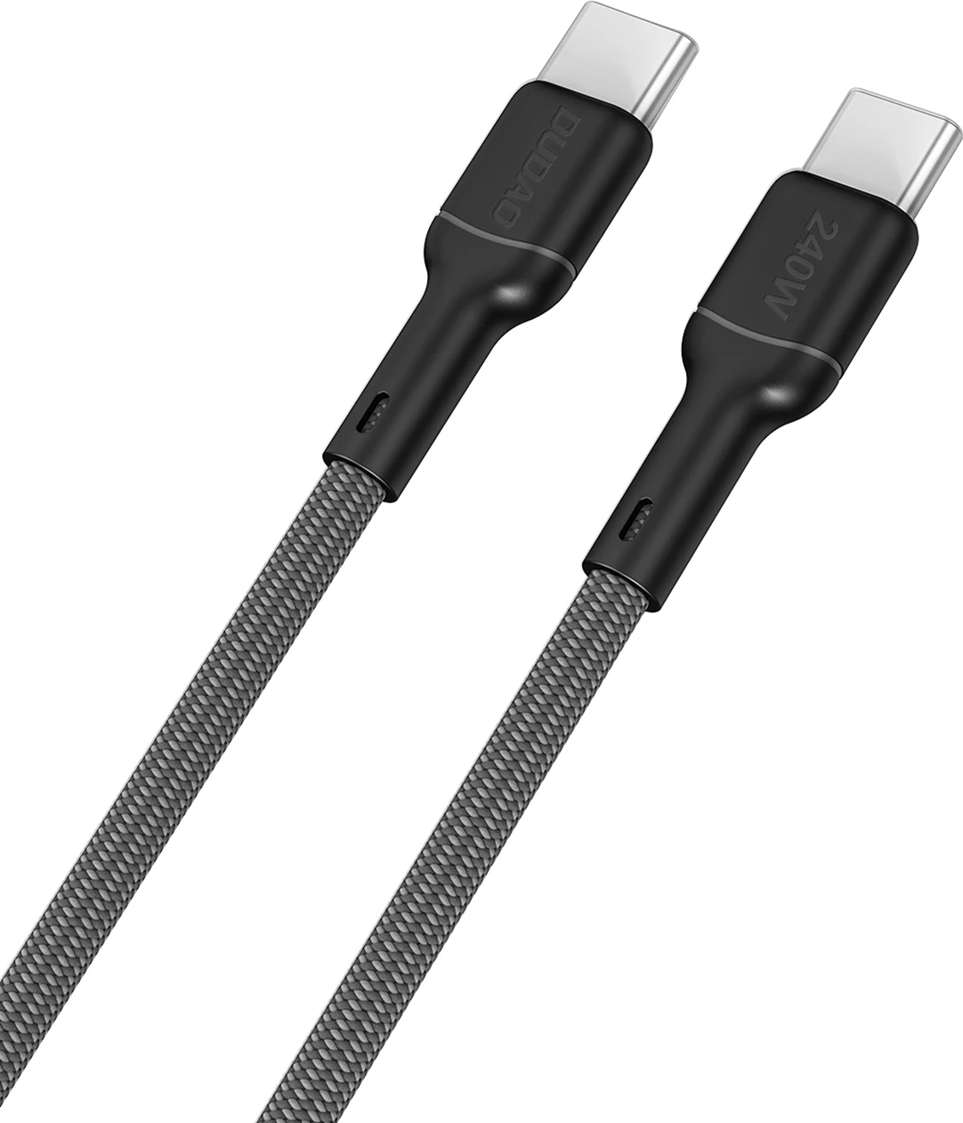 Kabllo USB-C në USB-C Dudao L9C Max, 1.2m, 240W, e zezë