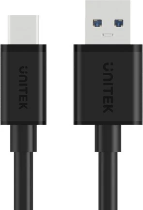 Kabllo Unitek, USB-A 2.0 në USB-C, 2m, e zezë
