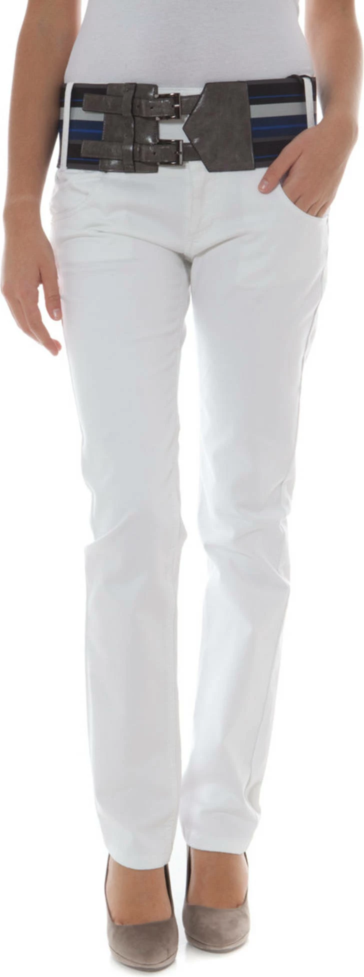 Pantallona PHARD femra, të bardha