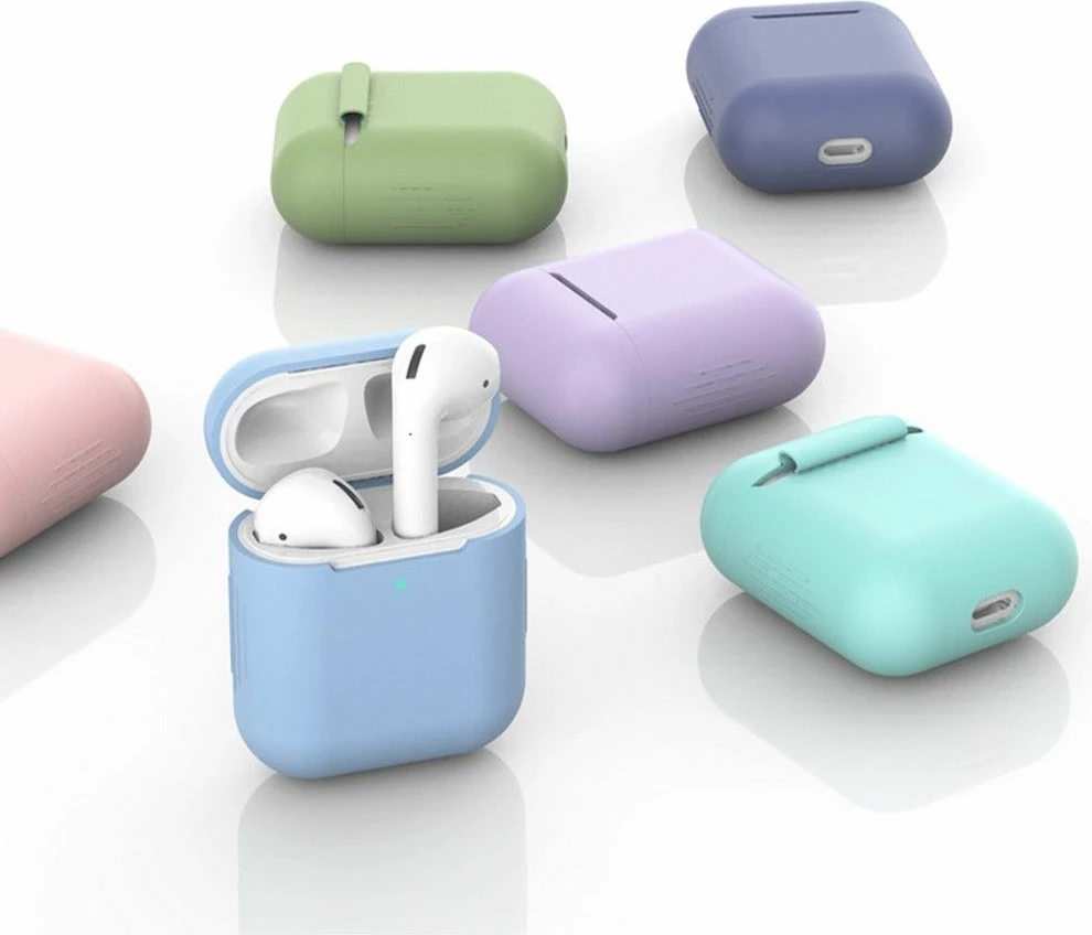 Mbështjellës Tech-Protect Icon për AirPods 1/2, i zi