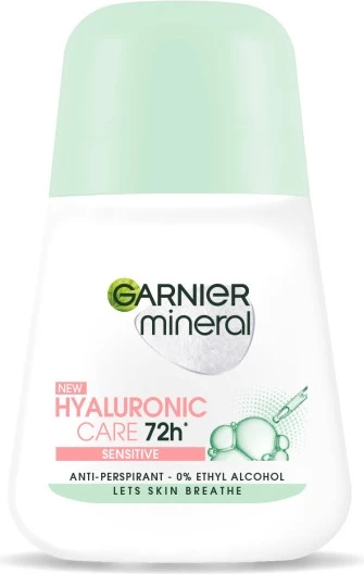 Antiperspirant roll-on për femra Garnier Mineral Hyaluronic Care 50ml