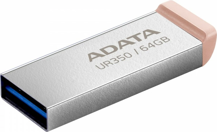Pendrive Adata UR350 64GB, USB 3.2, Metal, Kafe