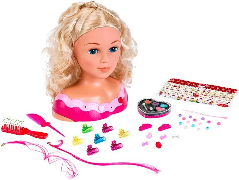 Kokë stilimi Klein Princess Coralie me aksesorë, për vajza, set lodër