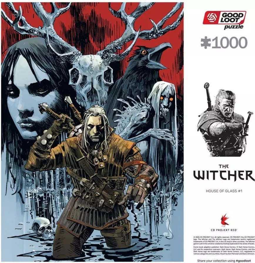 Puzzle Good Loot The Witcher House of Glass 1000 copa