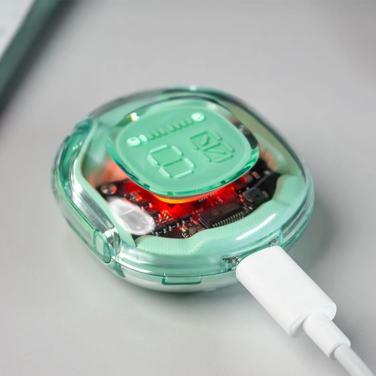 Kufje Acefast T8 TWS wireless, Bluetooth 5.3, me kuti karikimi, Violet