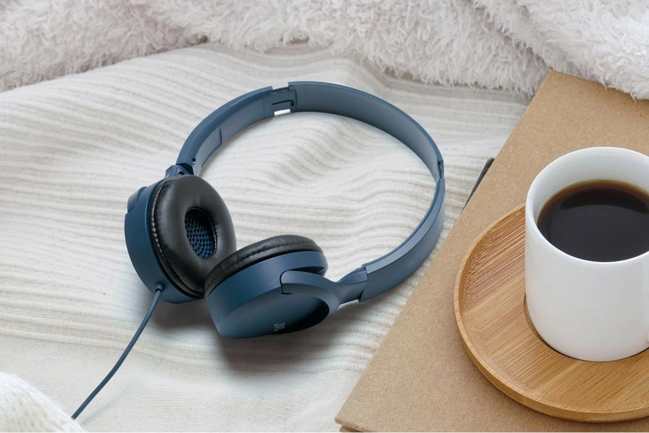 Kufje JVC HA-S33UC USB-C me mikrofon, kontroll zëri, on-ear, blu