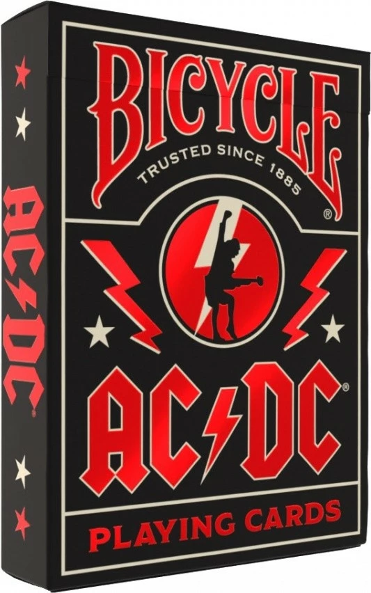 Letra loje Bicycle AC/DC, 52 copë, anglisht