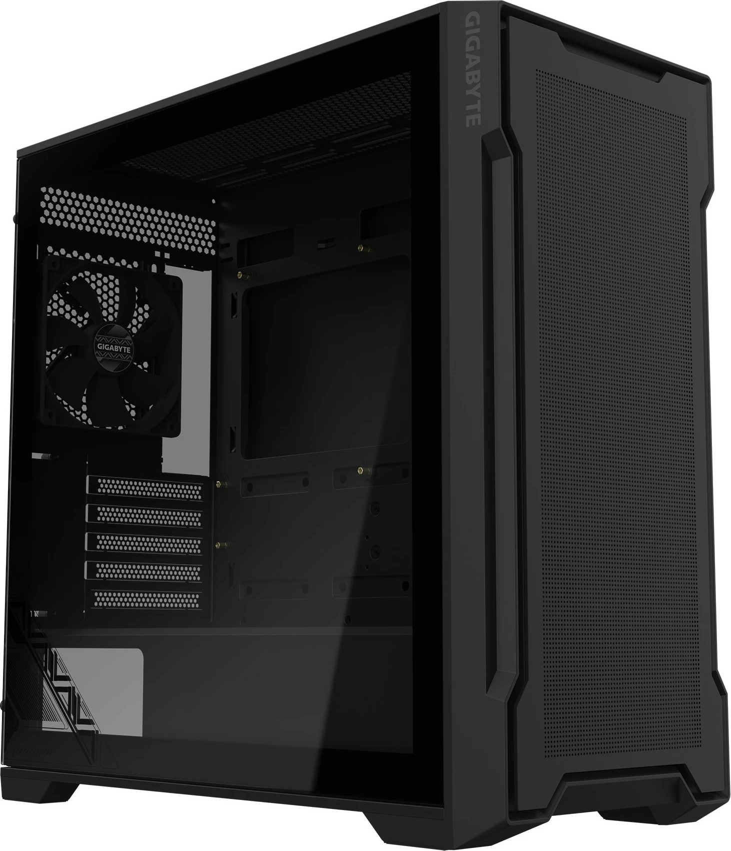 Kasë Gigabyte C102 Glass, Midi Tower, ATX, Mini-ATX, Mini-ITX, e zezë
