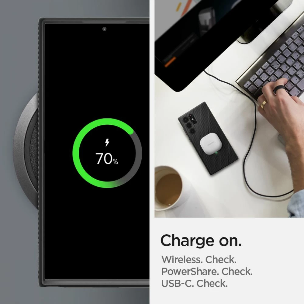 Mbështjellës Spigen Liquid Air për Samsung Galaxy S22 Ultra, Mat Zi