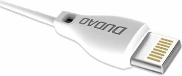 Kabllo Dudao L4L, USB në Lightning, 1m, 2.4A, e bardhë