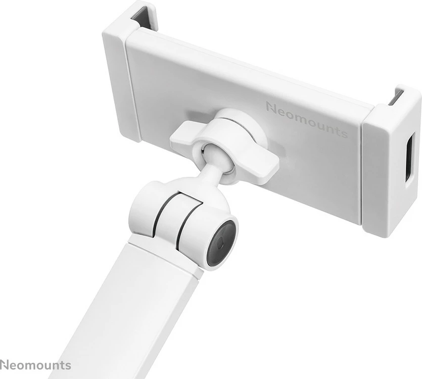 Mbajtëse tavoline Neomounts DS15-550WH1, universal, për tabletë/celular, rrotullim 360°, e bardhë