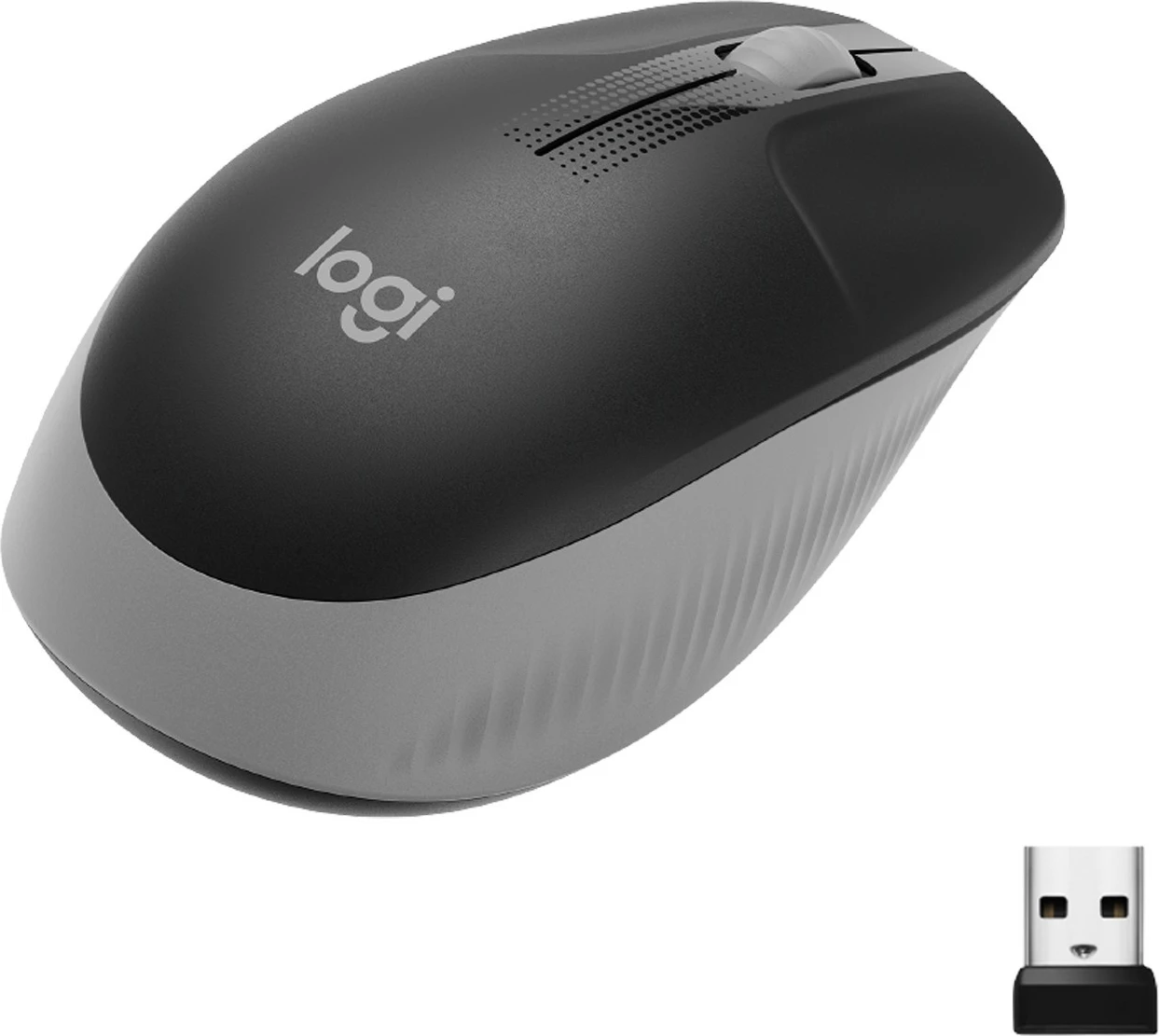 Maus Logitech M190, Wireless, 1000 DPI, i zi, gri