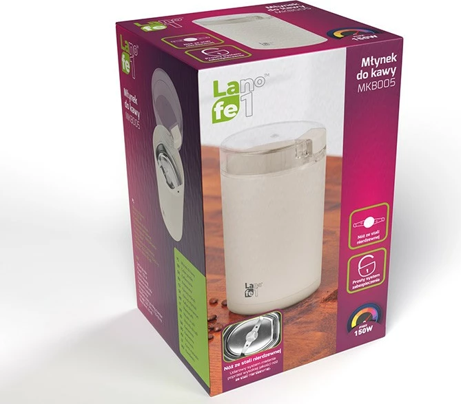 Bluajse kafeje Lafe MKB-005, 70g, 150W, fildish