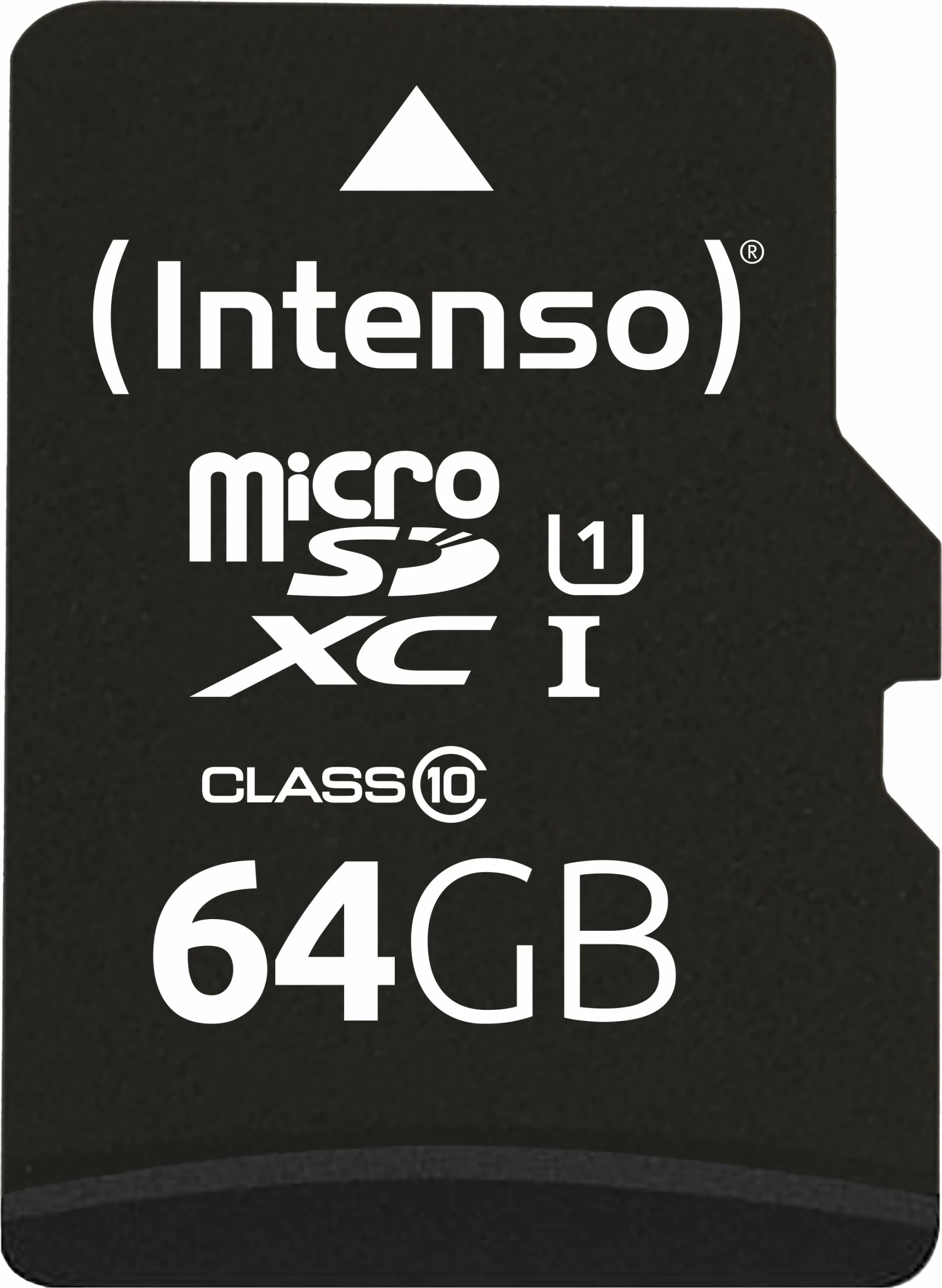 MicroSD kartelë Intenso 64GB, Class 10, UHS-I, e zezë