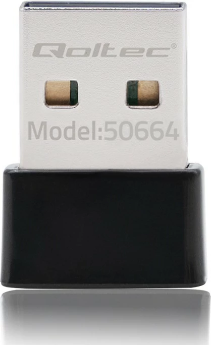 Adapter Wi-Fi mini USB Qoltec 50664, 650Mbps, AC Standard, i zi