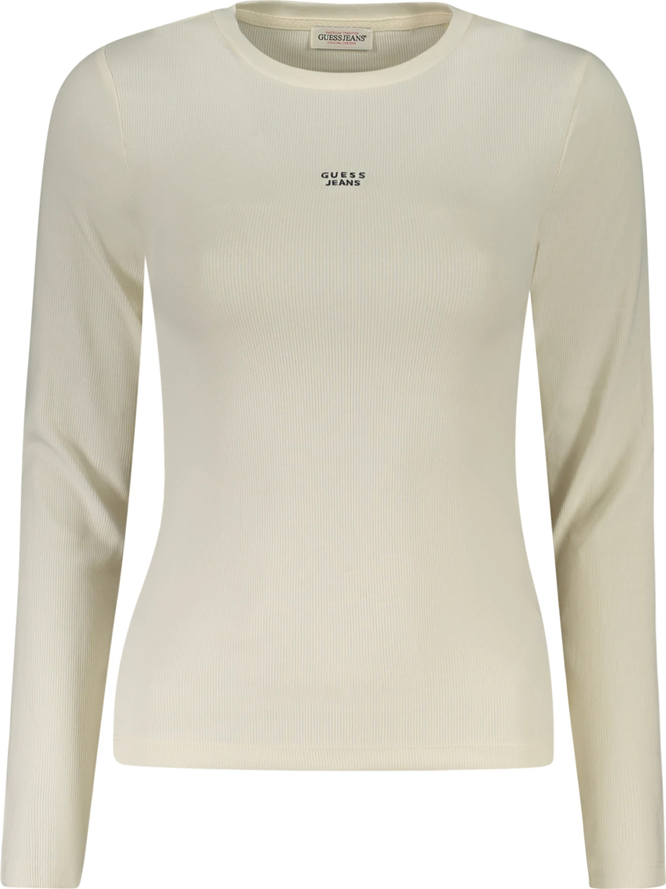 Maicë me mëngë të gjata GUESS JEANS femra, e bardhë