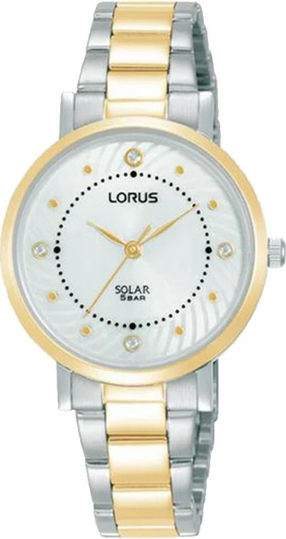 Lorus Women's Quartz Solar Watch Gold/Silver Watch
