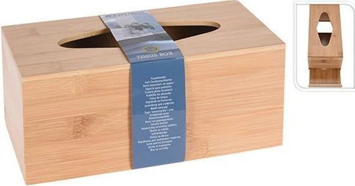 Kuti facoletash bambu KOOPMAN 24.5x11.6x10.5cm
