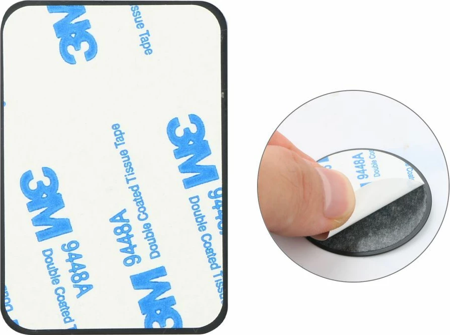 Set pllaka magnetike Tech-Protect MetalPlate për mbajtëse veture, 4 copë, e zezë