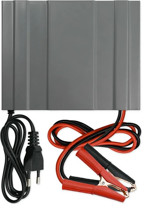 Karikues inteligjent baterie Qoltec 52491, 12V/12.6V/24V, funksion riparimi, LCD, i zi