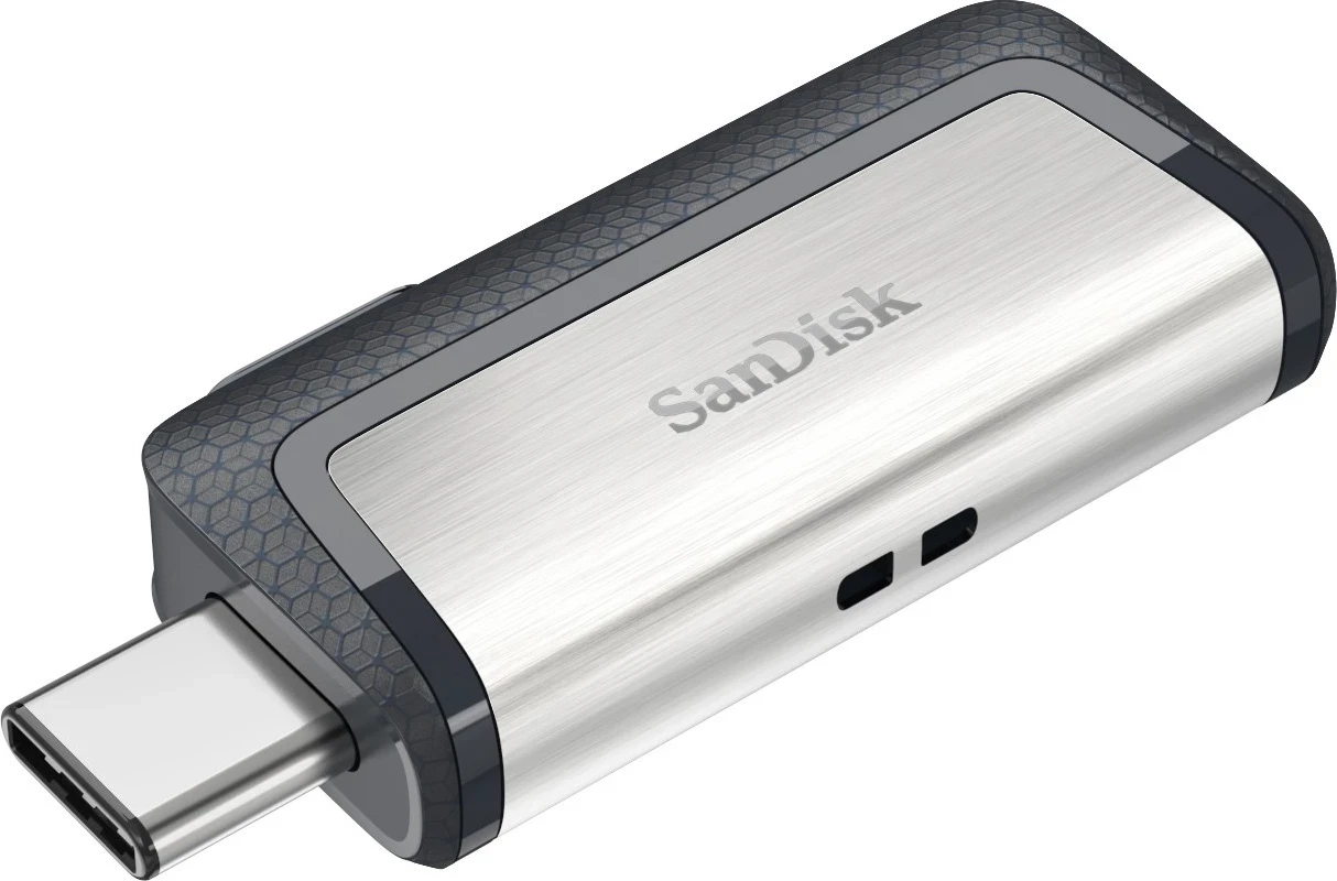 USB Flash SanDisk Ultra Dual Drive, 64 GB, USB Type-A / USB Type-C, Zi