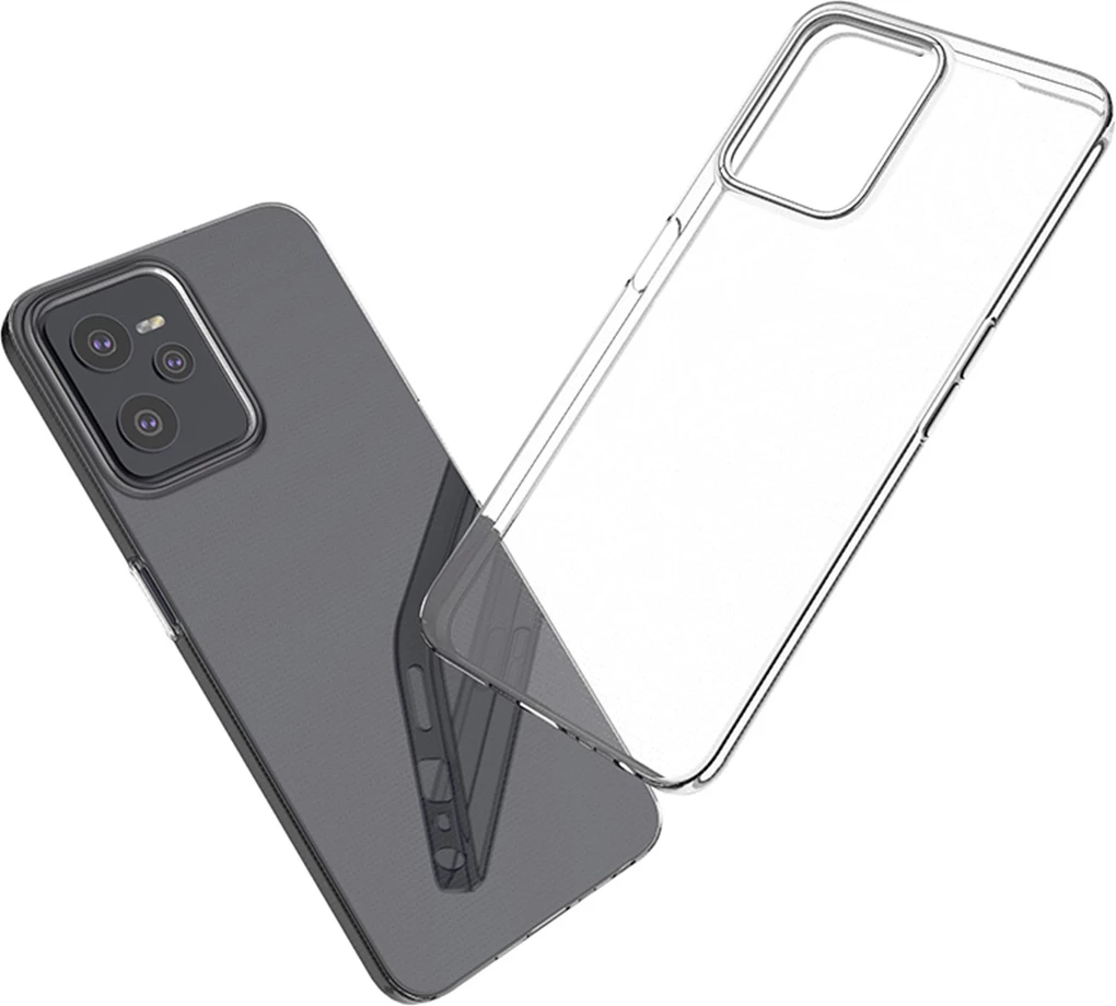Mbështjellës Hurtel Ultra Clear 0.5mm për Realme C35, Transparent