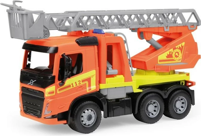 Kamion zjarfikës lodër Lena Volvo FMX Worxx me shkallë, multikolor