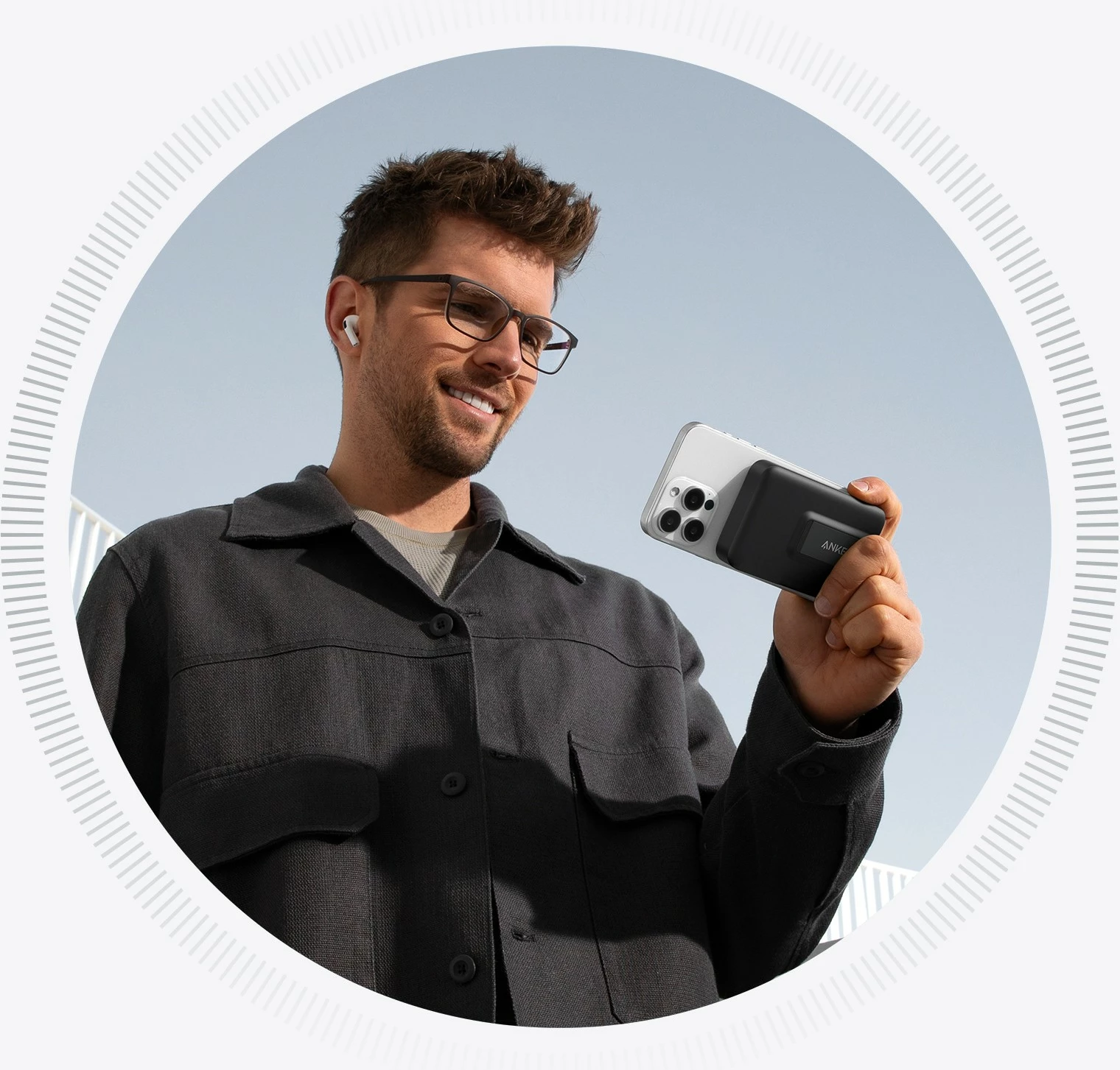 Powerbank Anker 633 MagGo, 10.000 mAh, 15W, e zezë