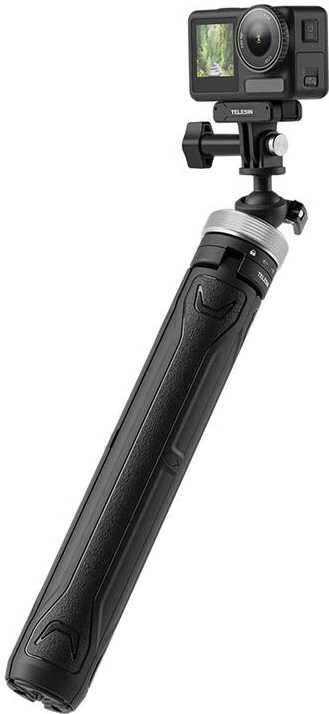 Selfie stick dhe tripod Telesin S1-TSS-01 për kamera aksion, 1.5m, i zi