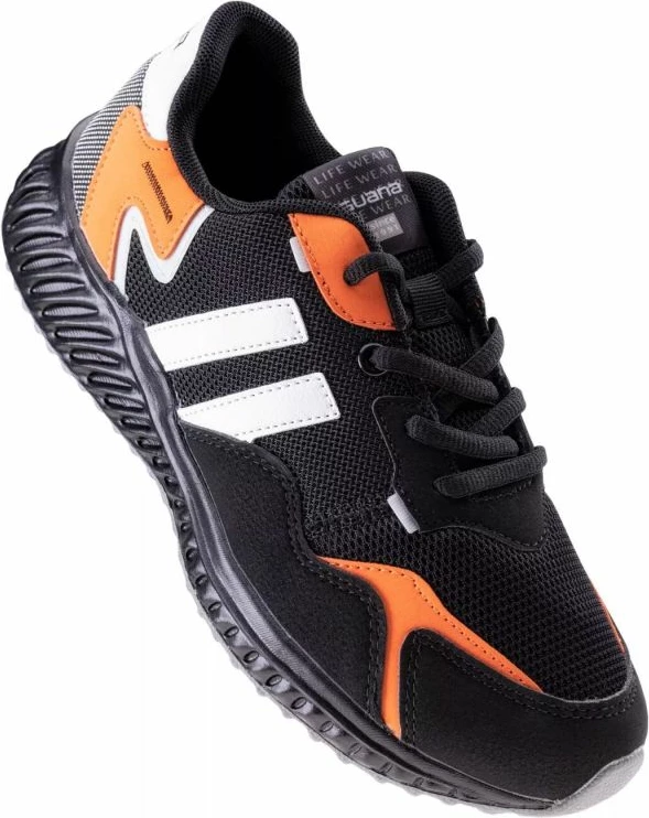 Këpucë për djem Iguana, të zeza dhe portokalli