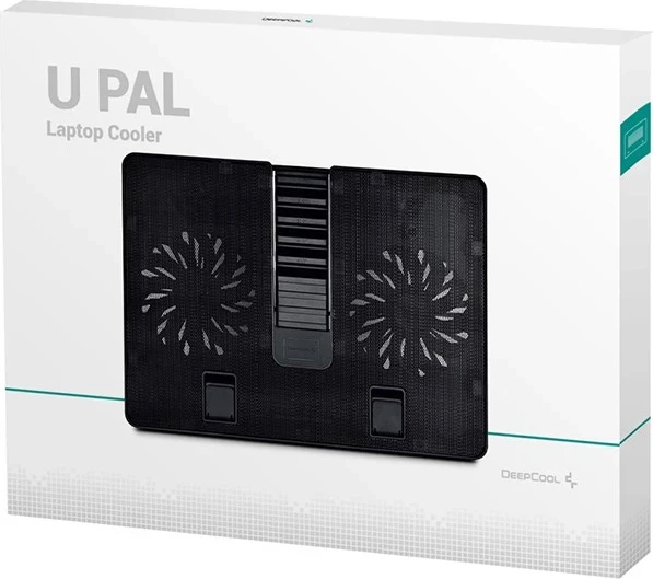 Padi ftohëse për laptop DEEPCOOL, U PAL, 15.6 inç, e zezë