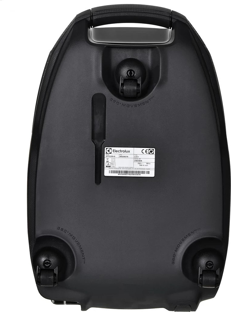 Fshesë me korrent Electrolux EPF63EB-S, 700 W, 3.5 L, E zezë