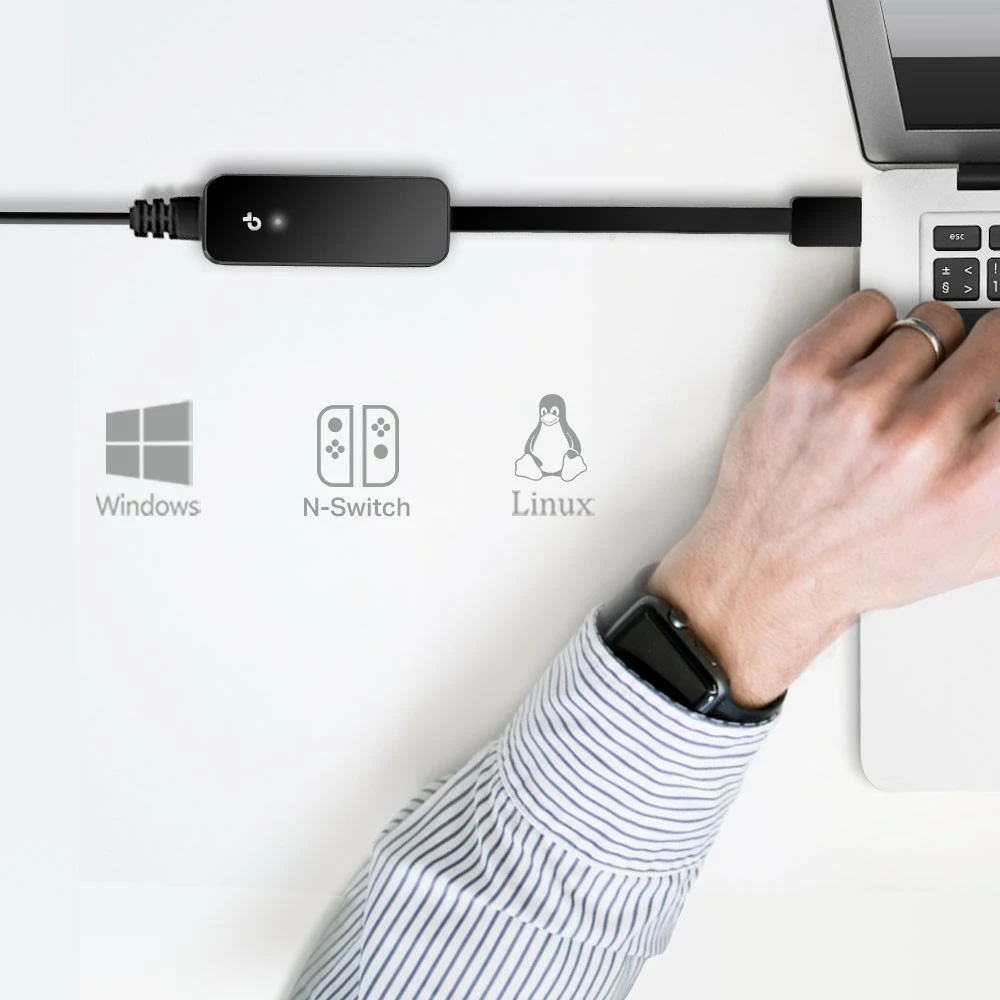 Kartë rrjeti USB TP-LINK UE306, Gigabit Ethernet, e zezë