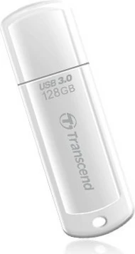 USB stick Transcend JetFlash 730 128GB, USB 3.1, bardhë