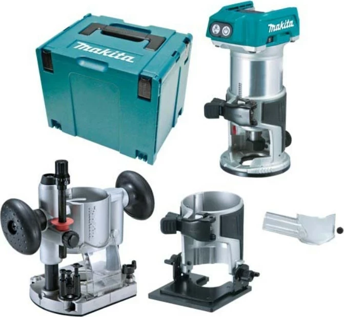 Makina frezë Makita DRT50ZJX2, me bateri, e zezë