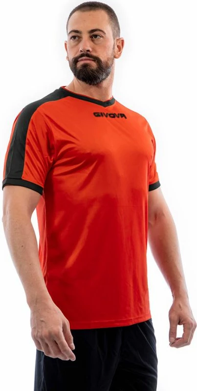 Maicë Givova Revolution për meshkuj, e zezë dhe portokalli