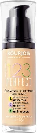 Fondatinë Bourjois 123 Perfect Foundation Correcting Foundation 52 Vanilla 30ml