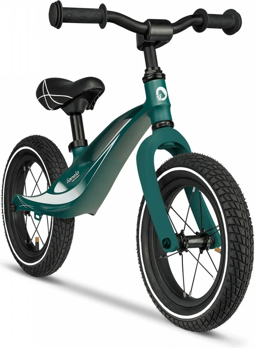 Biçikletë balancuese Lionelo Bart Air, 12", për fëmijë, Gjelbër