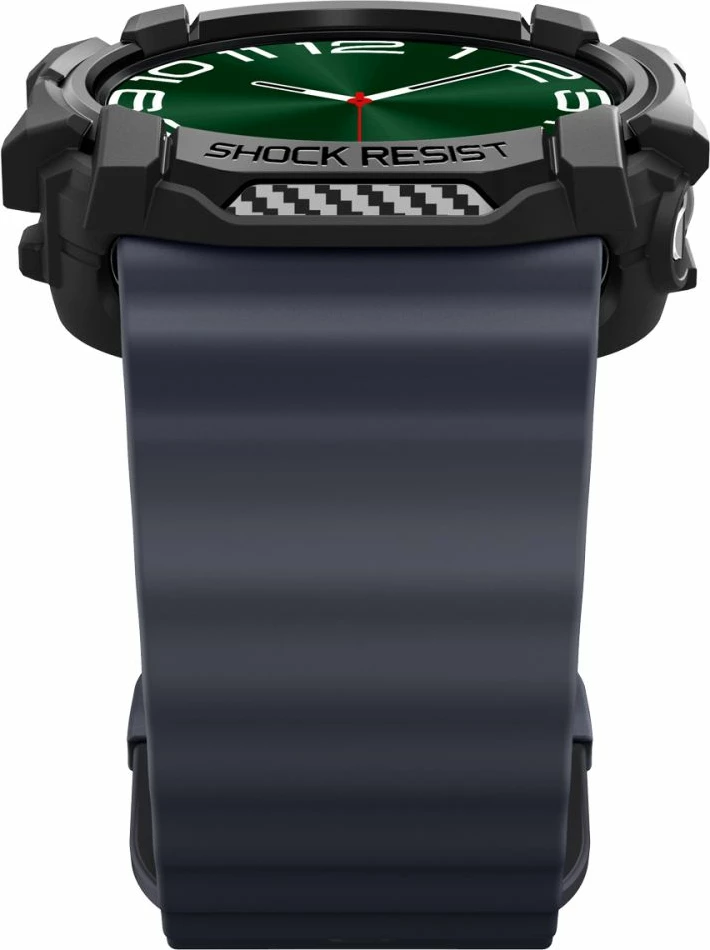 Mbështjellës Spigen Rugged Armor për Samsung Galaxy Watch Ultra 47mm, i zi mat