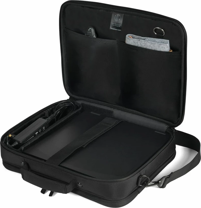 Mbështjellës laptopi Dicota D32031-RPET, 17.3", Çantë, E zezë
