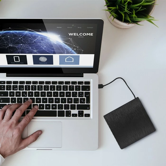 DVD-RW i jashtëm Qoltec 51857, USB 3.0, i zi