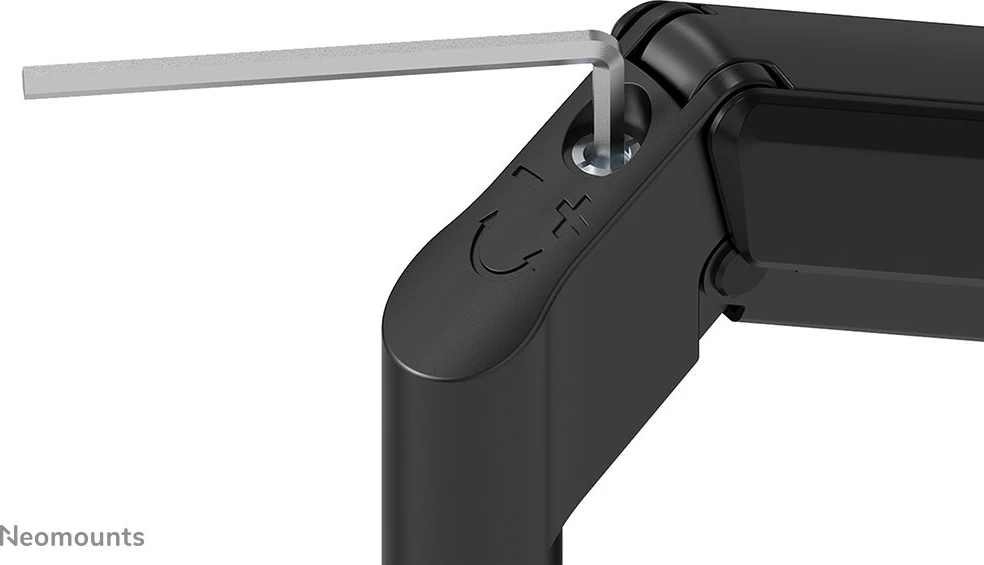 Krah monitori Neomounts, Clamp/Grommet, 9 kg, 43.2 cm (17"), 81.3 cm (32"), 100 x 100 mm, e zezë